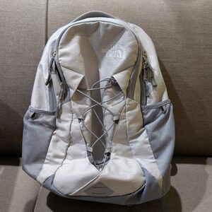 The North Face Light Gray Backpack